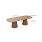 Oval Solid Wood Dining Table Contemporary Dining Table with Double Pedestal Base Clearhalo 'Dining Tables & Seating' 'Dining Tables' 'dining_table' 'furn' 'furn_dining_table' 'Furniture' 'Kitchen & Dining Furniture' 1200x1200_dbbd06d9-15c5-49dd-8b9b-885fc5c1e7d5