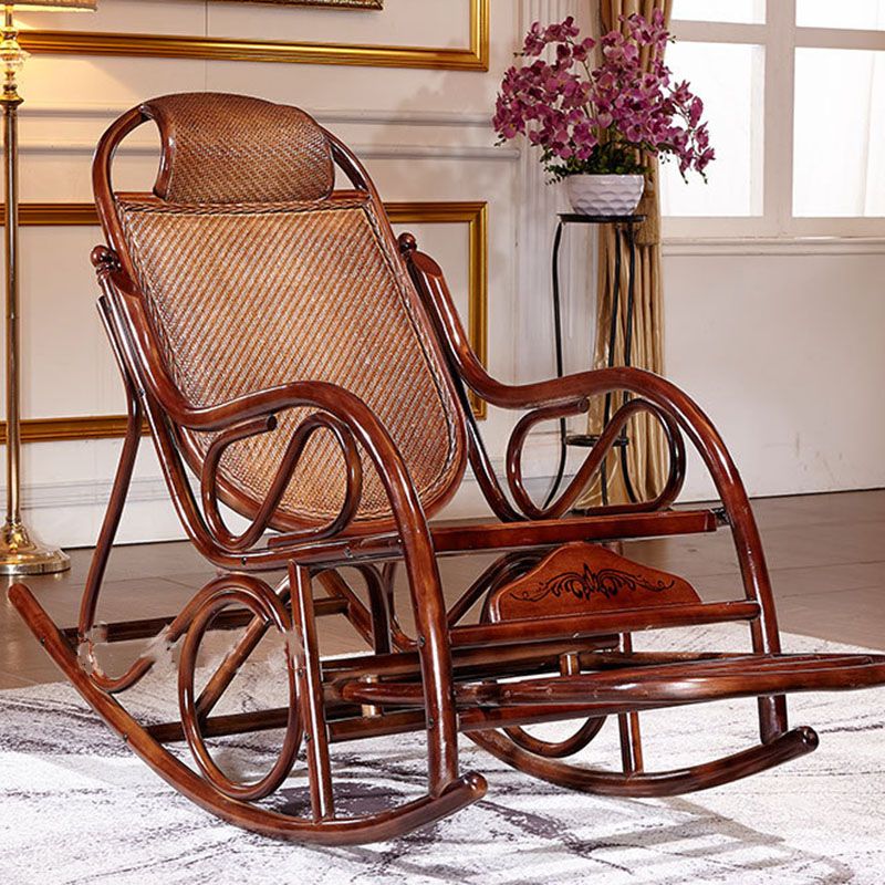 Mid Century moderne stijl schommelstoel houten schommelstoel voor woonkamer