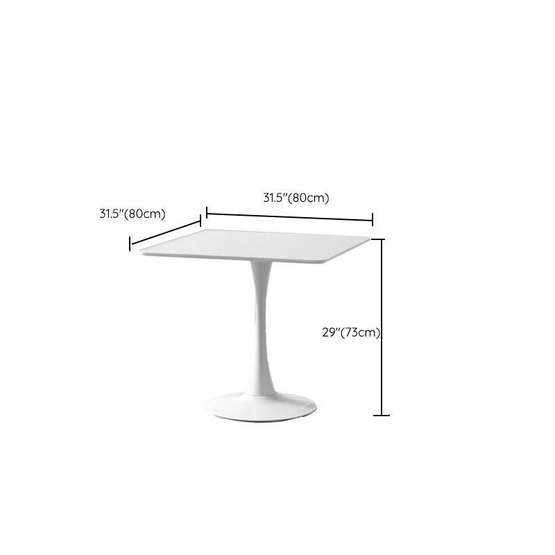 Modern Wood Dining Table Tulip Base Geometric Table for Dining Room Clearhalo 'Dining Tables & Seating' 'Dining Tables' 'dining_table' 'furn' 'furn_dining_table' 'Furniture' 'Kitchen & Dining Furniture' 1200x1200_dbbf6091-f6a7-477e-99c1-5582e2f4f7ed