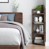 Style moderne ouvert Bibliothèque en bois vertical avec étagères