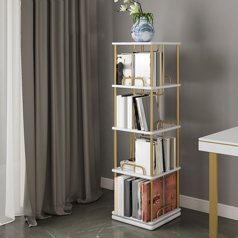 Nordic Geometric Bookcase Rotatable Study Room Storage Bookshelf Clearhalo 'Bookcases' 'furn' 'furn_bookcases' 'Furniture' 'Office Furniture' 1200x1200_dbc05831-4216-4742-9781-fab34cf4e640