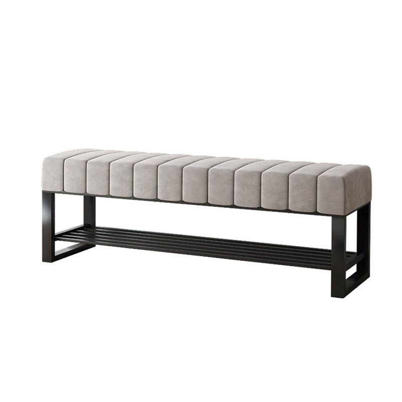 Metal Entryway Bench Modern Seating Bench with Shoe Storage , 13.65-inch W Clearhalo 'Benches' 'Chairs & Seating' 'furn' 'furn_benches' 'Furniture' 'Living Room Furniture' 1200x1200_dbc455b7-f8c2-470d-b077-1051c29189c0
