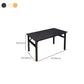 Modern Style Folding Home Writing Desk Rectangular Parsons Base Office Desk