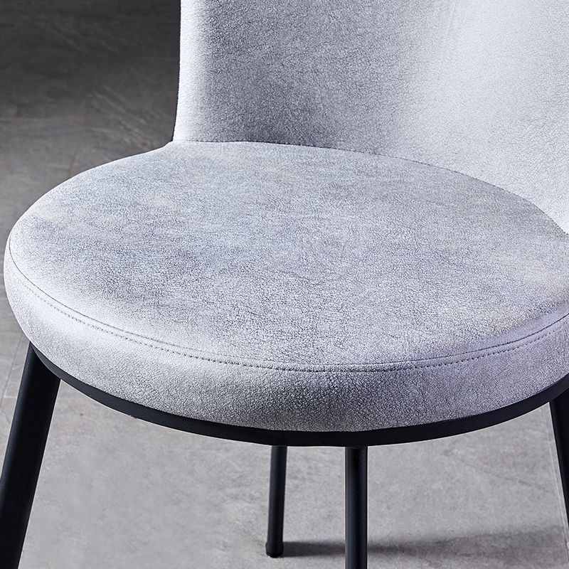 Contemporary Style Upholstered Armless Dining Chairs Solid Back Dining Chair (Set of 2) Clearhalo ' kitchen&dining_furn' 'Dining Chairs' 'Dining Tables & Seating' 'dining_chair' 'furn' 'furn_dining_chair' 'Furniture' 'furniture_dining_chair' 'Kitchen & Dining Furniture' 'kitchen' 1200x1200_dbc610a5-bc9e-4e23-9988-976f8f50a4e0