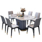 Extendable Round Dining Table Modern Adjustable Sintered Stone Top Table with Storage Pedestal Clearhalo ' dining_table' 'Dining Tables & Seating' 'Dining Tables' 'furn' 'furn_dining_table' 'Furniture' 'furniture_dining_table' 'Kitchen & Dining Furniture' 'kitchen&dining_furn' 'kitchen' 'kitchen_dining_table' 1200x1200_dbc6c079-7a12-4cf3-b904-3978fe099717