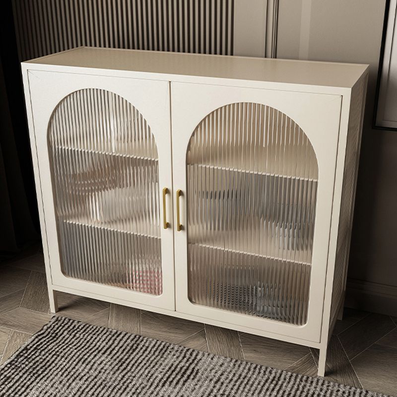 Gabinetto del salotto del soggiorno in ferro mobile moderno server moderno con porta di vetro e conservazione
