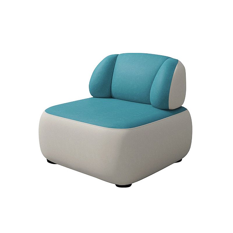 Vaste rug armloos met stoffen stoel stof slaapkamer lapwerk accentstoel