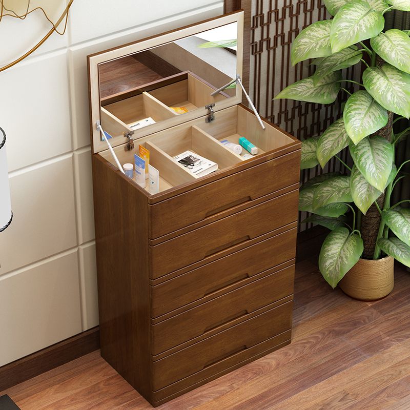 Moderne rechthoekige kastgroeven houten zijkast met lade