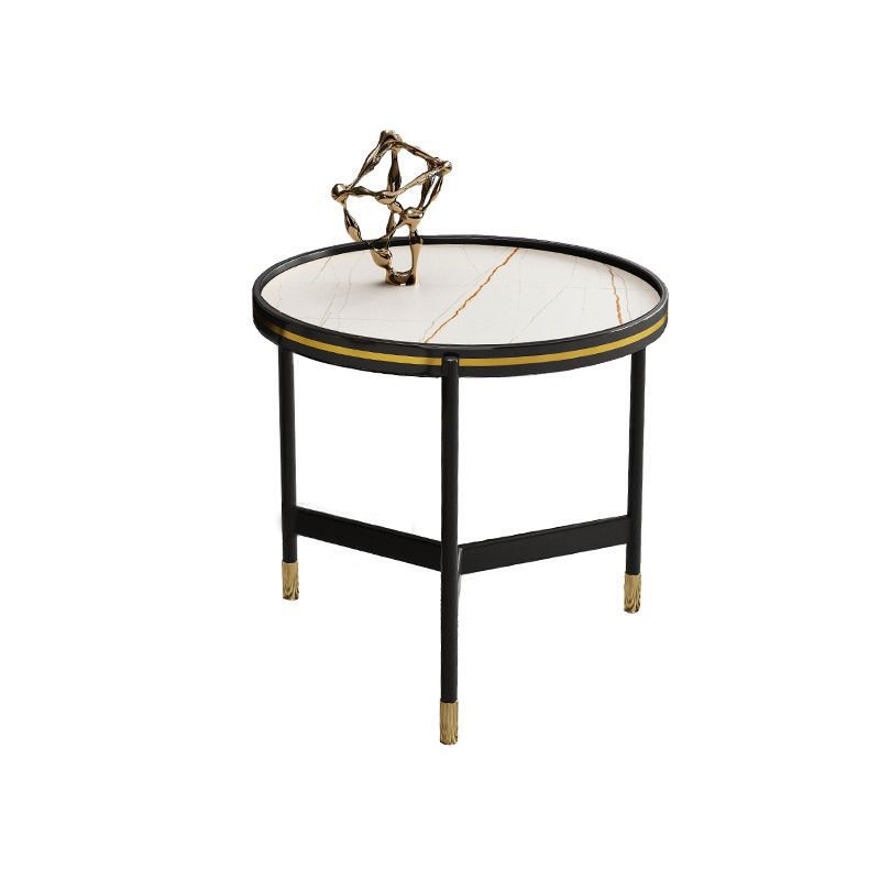 Round Slate 3 Legs Coffee Cocktail Table 2-Piece Coffee Table Set Clearhalo 'Coffee & Accent Tables' 'Coffee Tables' 'coffee_tables' 'furn' 'furn_coffee_tables' 'Furniture' 'Living Room Furniture' 1200x1200_dbcff525-7788-4d00-9f72-7ffb08a2d4f1