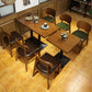 Industrial Style Dining Room Collection Solid Wood Dining Site Table for Home Clearhalo ' dining_table' 'Dining Tables & Seating' 'Dining Tables' 'furn' 'furn_dining_table' 'Furniture' 'furniture_dining_table' 'Kitchen & Dining Furniture' 'kitchen&dining_furn' 'kitchen' 'kitchen_dining_table' 1200x1200_dbd39150-1c2a-47ca-9c87-33d390065eb6