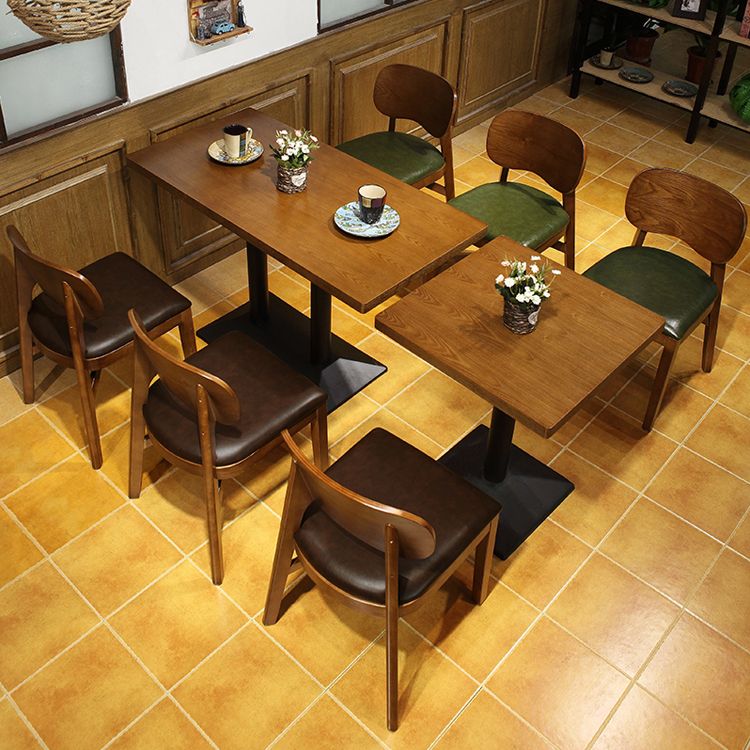 Industrial Style Dining Room Collection Solid Wood Dining Site Table for Home Clearhalo ' dining_table' 'Dining Tables & Seating' 'Dining Tables' 'furn' 'furn_dining_table' 'Furniture' 'furniture_dining_table' 'Kitchen & Dining Furniture' 'kitchen&dining_furn' 'kitchen' 'kitchen_dining_table' 1200x1200_dbd39150-1c2a-47ca-9c87-33d390065eb6