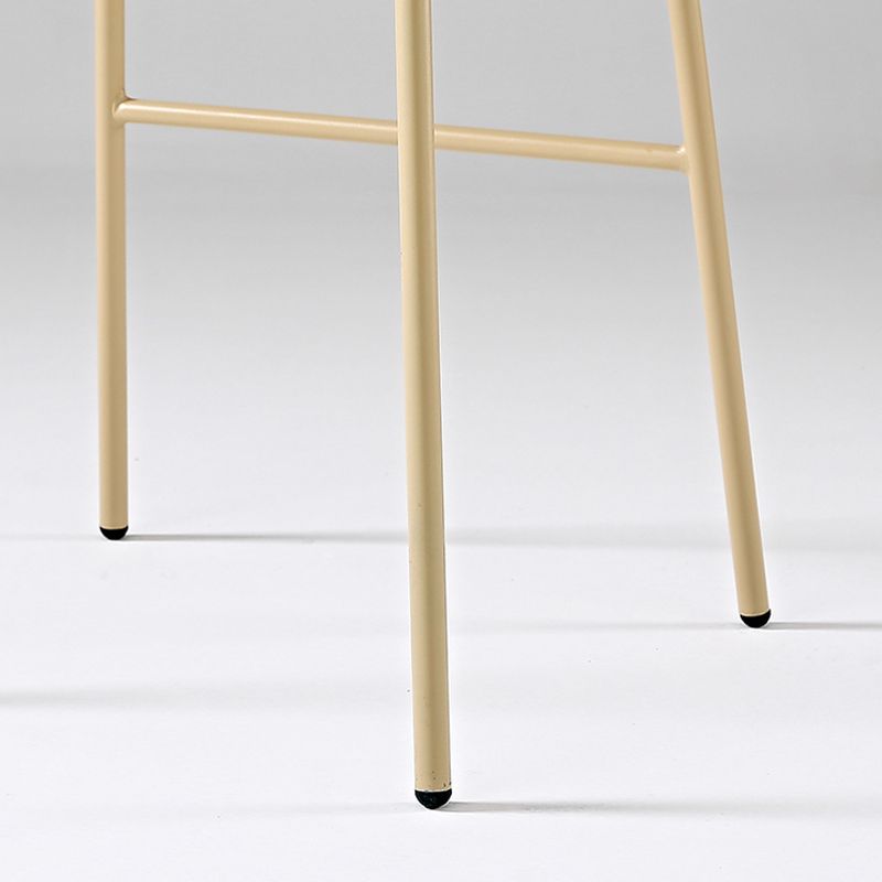Indoor Plastic and Metal Bar Stool Modern Low Back Armless Bar Stool Clearhalo 'Bar Furniture' 'Bar Stools' 'bar_stools' 'furn' 'furn_bar_stools' 'Furniture' 'Kitchen & Dining Furniture' 1200x1200_dbd544a1-5531-4f6e-ad22-2000bab92ddf