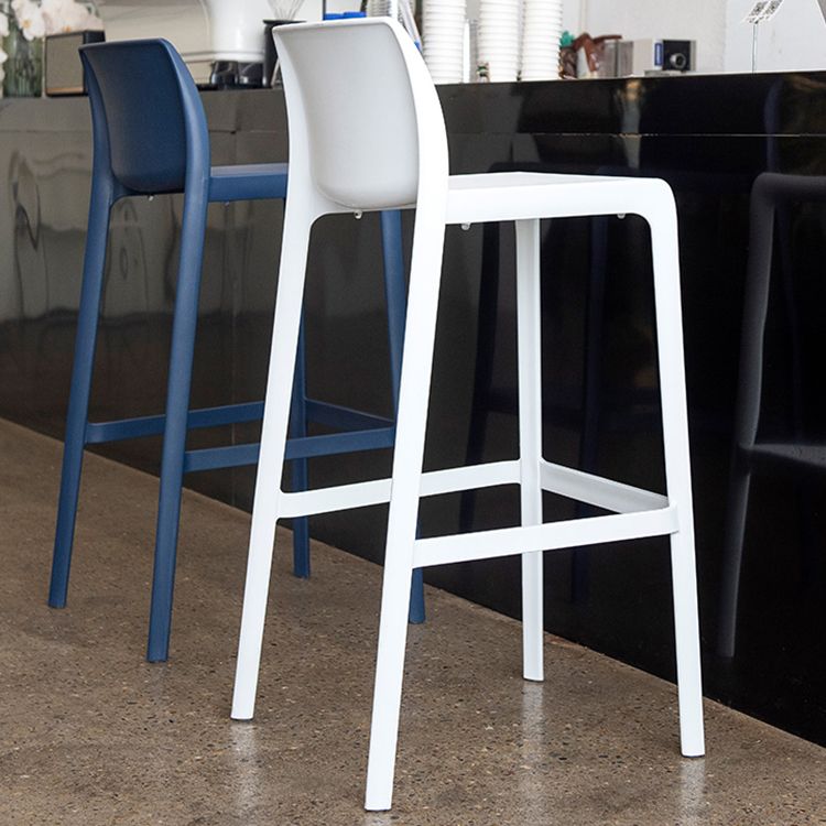 Scandinavian Style Plastic Armless Barstools Stackable Stools for Home Clearhalo 'Bar Furniture' 'Bar Stools' 'bar_stools' 'furn' 'furn_bar_stools' 'Furniture' 'furniture_bar_stools' 'Kitchen & Dining Furniture' 1200x1200_dbd94a2e-40ba-42e1-8aba-f72e37a2f22c