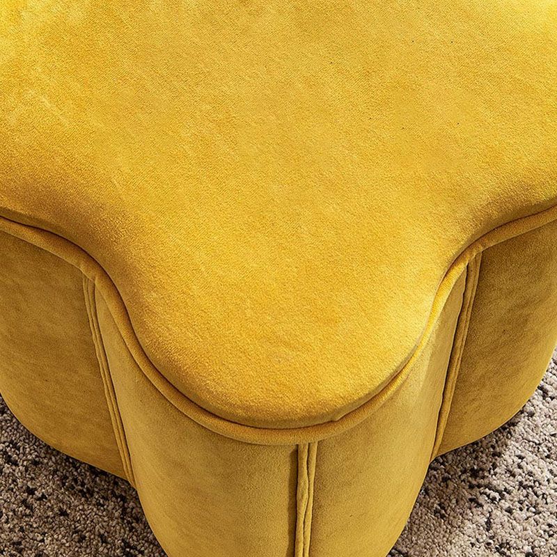 Solid Color Fabric Standard Stool Modern Simple Plum Blossom Upholstered Footstool Clearhalo 'furn' 'furn_ottomans_poufs' 'Furniture' 'Living Room Furniture' 'Ottomans & Poufs' 'ottomans_poufs' 1200x1200_dbdaf035-ebb6-4f02-a6ec-792181c0f10a