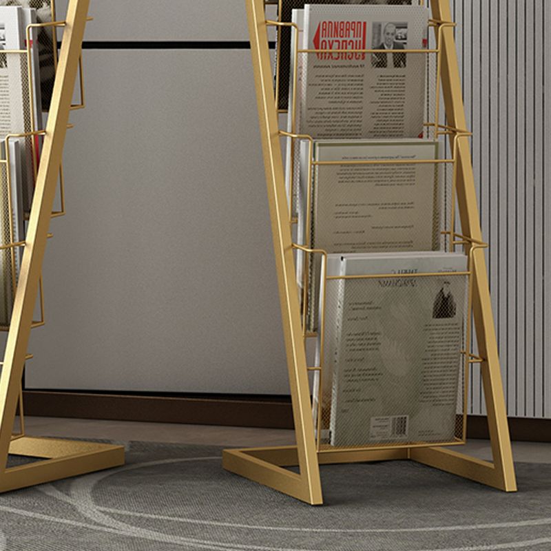 Industrial Ladder Bookcase Metal Vertical Shelf Bookcase for Home Office Clearhalo 'Bookcases' 'furn' 'furn_bookcases' 'Furniture' 'furniture_bookcases' 'kitchen' 'kitchen_bookcases' 'Living Room Furniture' 'Office Furniture' 1200x1200_dbdb942c-18b4-4fae-bac2-d0c234770157