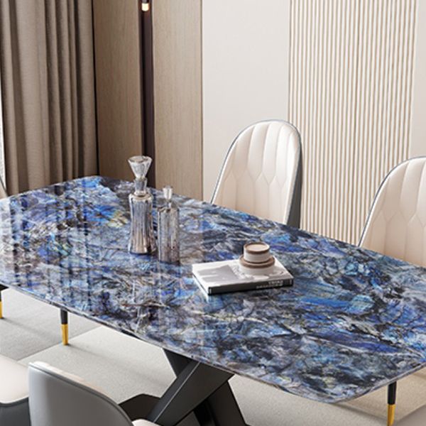 Pedestal Dining Table Modern Dining Table for Kitchen Dining Room Clearhalo 'Dining Tables & Seating' 'Dining Tables' 'dining_table' 'furn' 'furn_dining_table' 'Furniture' 'Kitchen & Dining Furniture' 1200x1200_dbdd275b-c695-4447-a300-4c8af3aa7e5e