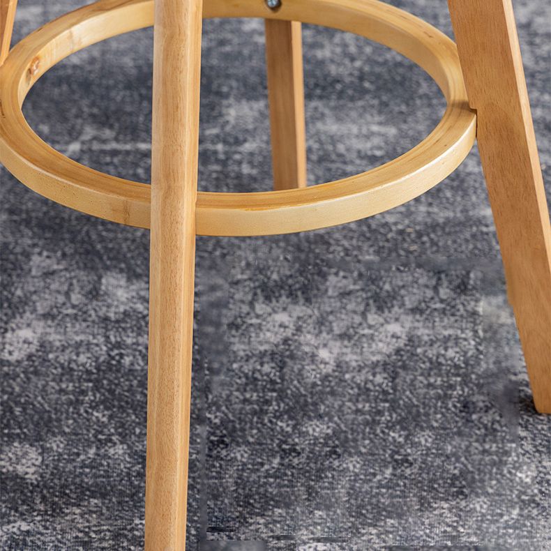 Modern Armless Backrest Counter Stool Wood Milk Tea Shop Bar Stool with Pedal Clearhalo 'Bar Furniture' 'Bar Stools' 'bar_stools' 'furn' 'furn_bar_stools' 'furniture_bar_stools' 'Kitchen & Dining Furniture' 'kitchen&dining_furn' 'kitchen' 'kitchen_furn' Furniture' 1200x1200_dbdd3d7c-5548-4399-88dd-3aa41eef4480