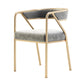 Glam Style Dining Chair Metal Open Back Dining Armchair for Indoor Clearhalo 'Dining Chairs' 'Dining Tables & Seating' 'dining_chair' 'furn' 'furn_dining_chair' 'Furniture' 'Kitchen & Dining Furniture' 1200x1200_dbdf2163-d098-41f8-87e4-0ca3888523f3