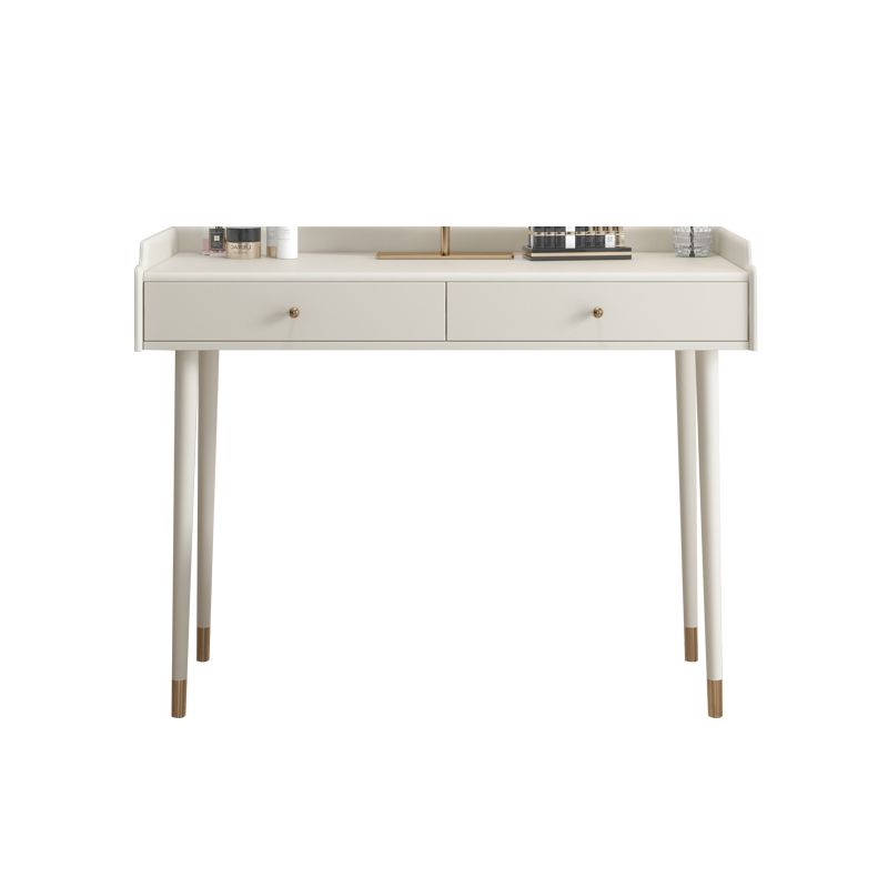 Bedroom Contemporary Storage Box 2-Drawer Cream Vanity Dressing Table Clearhalo 'Bedroom Furniture' 'furn' 'furn_makeup_vanities' 'Furniture' 'Makeup Vanities' 'makeup_vanities' 1200x1200_dbe0fa0c-2b02-459b-a845-ab45375449aa