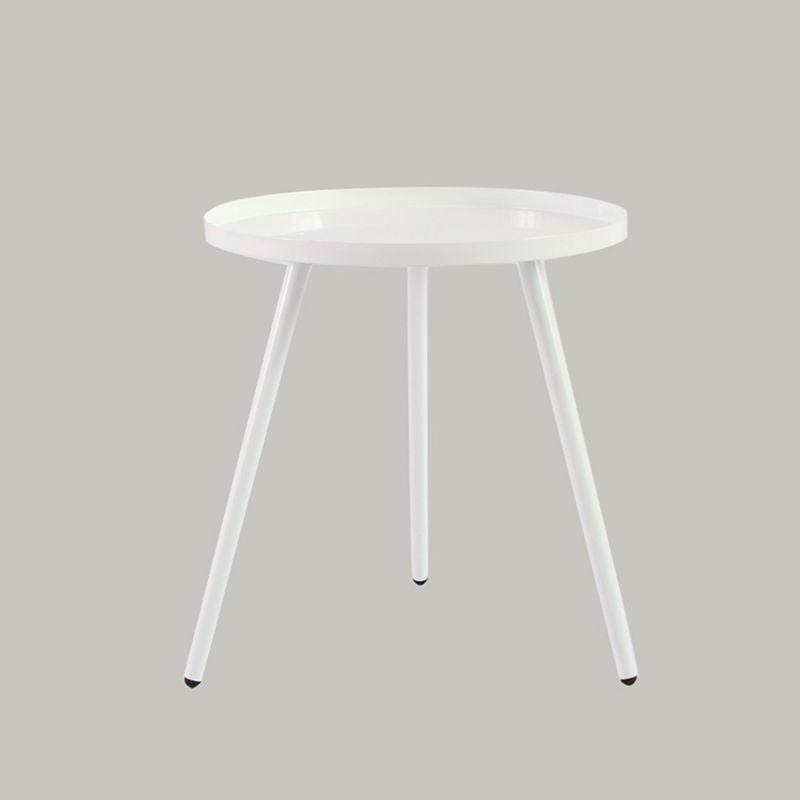 3 Legs Base Design Cocktail Table Multi-color Selection of Metal Round Coffee Table