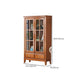 Minimalistic Rectangle Storage Cabinet Solid Wood Accent Cabinet