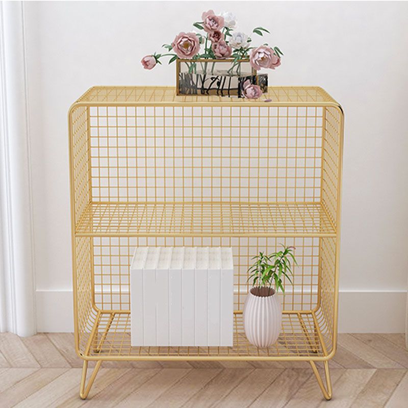 Modern Metal Bedside Cabinet Open Storage Nightstand with Shelves Clearhalo 'Bedroom Furniture' 'furn' 'furn_night_stand' 'Furniture' 'night_stand' 'Nightstands' 1200x1200_dbe36b11-4cdb-466c-bb39-ac82d4ccb4fc