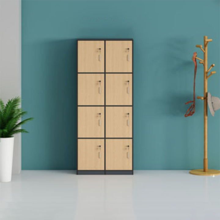 Modern vervaardigd houten opbergkast licht houten afwerking kast