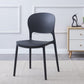 Scandinavian Restaurant Stacking Side Chair Matte Finish Plastic Dining Chair Clearhalo 'Dining Chairs' 'Dining Tables & Seating' 'dining_chair' 'furn' 'furn_dining_chair' 'Furniture' 'Kitchen & Dining Furniture' 1200x1200_dbe84283-deda-47a6-9cd1-dcbd587f1a42
