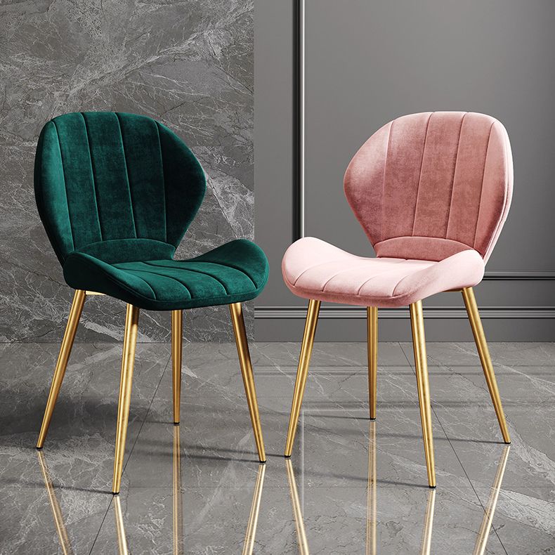 Scandinavian Upholstered Home Side Chair Wingback Matte Finish Dining Chair Clearhalo ' kitchen&dining_furn' 'Dining Chairs' 'Dining Tables & Seating' 'dining_chair' 'furn' 'furn_dining_chair' 'Furniture' 'furniture_dining_chair' 'Kitchen & Dining Furniture' 'kitchen' 1200x1200_dbea4844-2211-4a16-92b0-3dd50bc8a56d