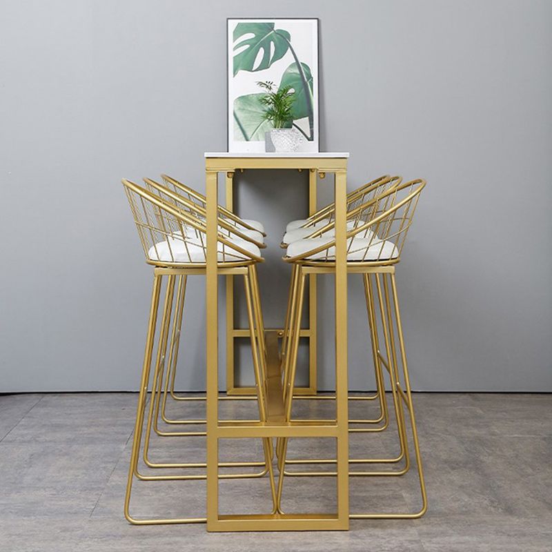 Table à manger en pierre de bar à glamour