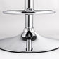 Modern Bucket Adjustable Height Swivel Bar Stool with Metal Base