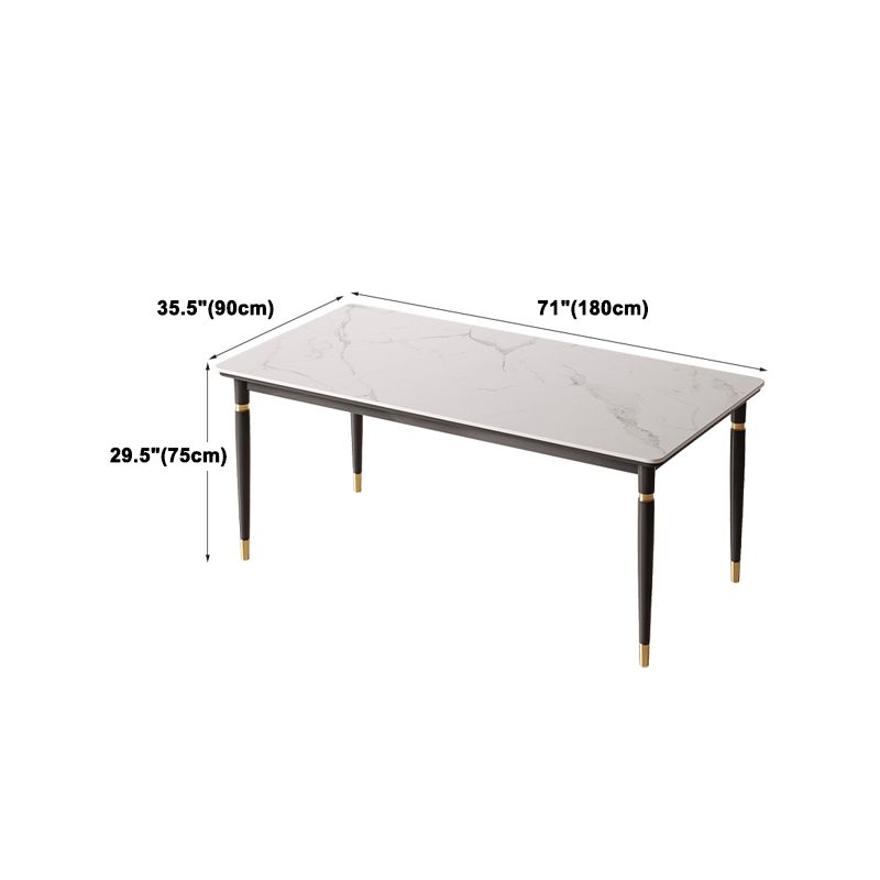 Nordic 1/4/5/7 Pieces Dining Set Rectangle Stone Dining Table for Dining Room Kitchen Clearhalo 'Dining Room Sets' 'Dining Tables & Seating' 'dining_room_set' 'furn' 'furn_dining_room_set' 'Furniture' 'Kitchen & Dining Furniture' 1200x1200_dbec9cdd-71a0-4302-a9e4-7f46592084f1