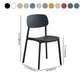 Modern Style Plastic Dining Chairs Open Back Dining Stackable Chair for Kitchen (Set of 4) Clearhalo ' kitchen&dining_furn' 'Dining Chairs' 'Dining Tables & Seating' 'dining_chair' 'furn' 'furn_dining_chair' 'Furniture' 'furniture_dining_chair' 'Kitchen & Dining Furniture' 'kitchen' 1200x1200_dbeeb322-3b33-44d5-9ccb-26682c35d7da