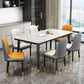 Simple Sintered Stone Top Dining Table Rectangle Shape Standard Dining Table for Kitchen Clearhalo ' dining_table' 'Dining Tables & Seating' 'Dining Tables' 'furn' 'furn_dining_table' 'Furniture' 'furniture_dining_table' 'Kitchen & Dining Furniture' 'kitchen&dining_furn' 'kitchen' 'kitchen_dining_table' 1200x1200_dbeebb7b-c089-4b36-94e5-370a8895f296