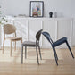 Nordic Plastic Open Back Dining Side Chair 33"H Acrylic Dining Chair for Restaurant Clearhalo ' kitchen&dining_furn' 'Dining Chairs' 'Dining Tables & Seating' 'dining_chair' 'furn' 'furn_dining_chair' 'Furniture' 'furniture_dining_chair' 'Kitchen & Dining Furniture' 'kitchen' 1200x1200_dbeefe94-8c7e-4f7d-8a74-39ab63c1c814