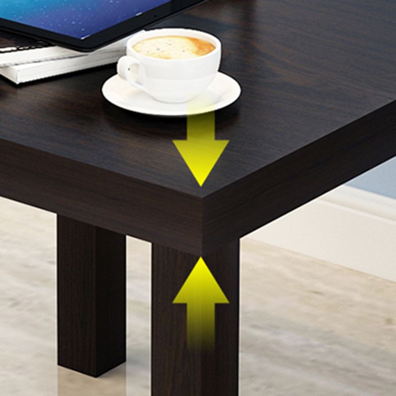 Contemporary Square Side End Table Wood 4 Legs End Slide Table Clearhalo 'Coffee & Accent Tables' 'End & Side Tables' 'end_side_tables' 'furn' 'furn_end_side_tables' 'Furniture' 'Living Room Furniture' 1200x1200_dbef2ab3-a77a-404d-97a6-c4a581130f67