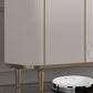 Credenza per la sala da pranzo a buffet bianca di lusso leggera con deposito