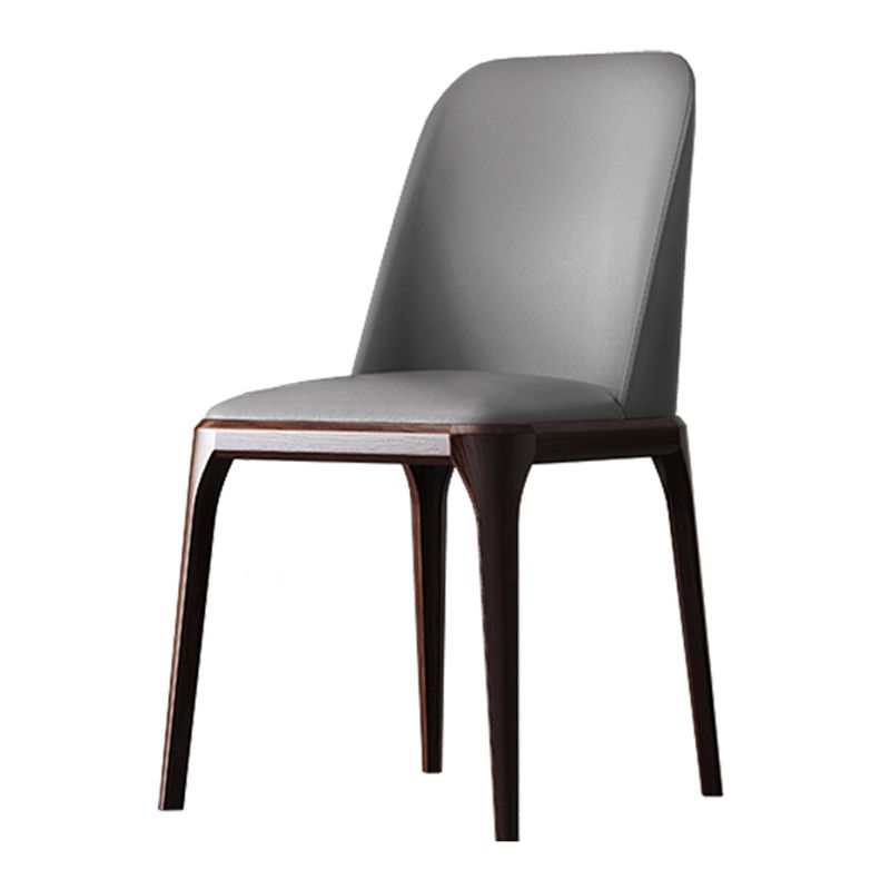 Solid Wood Industrial Dining Room Chair Matte Finish Parsons Dining Chair Clearhalo ' kitchen&dining_furn' 'Dining Chairs' 'Dining Tables & Seating' 'dining_chair' 'furn' 'furn_dining_chair' 'Furniture' 'furniture_dining_chair' 'Kitchen & Dining Furniture' 'kitchen' 1200x1200_dbf30376-53ab-4a81-958e-42a60dbbb659