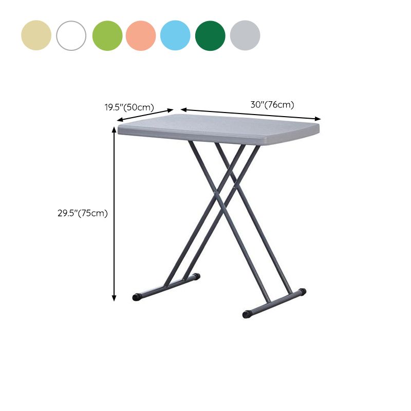 Bureau d'écriture rectangulaire contemporain bureau de bureau à la maison avec les jambes