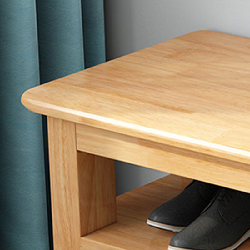 Mitte des Jahrhunderts moderne Sitzbank Feste Farbe Rechteck Schuh Speicher Eingangsbank