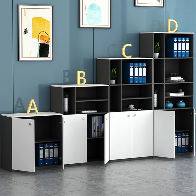 Modern File Cabinet Wood Vertical Home or Office Storage Shelves File Cabinet