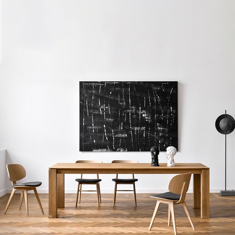 Modern Fir Wood Table for Restaurant Rectangle Dining Table with 4 Legs Clearhalo 'Dining Tables & Seating' 'Dining Tables' 'dining_table' 'furn' 'furn_dining_table' 'Furniture' 'furniture_dining_table' 'Kitchen & Dining Furniture' 'kitchen' 'kitchen_dining_table' 1200x1200_dbfaf3f1-370e-4e6c-8f03-5710ef9d6bda