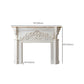 Rectangle Shape French Country Console Table Wooden Sofa Table in White