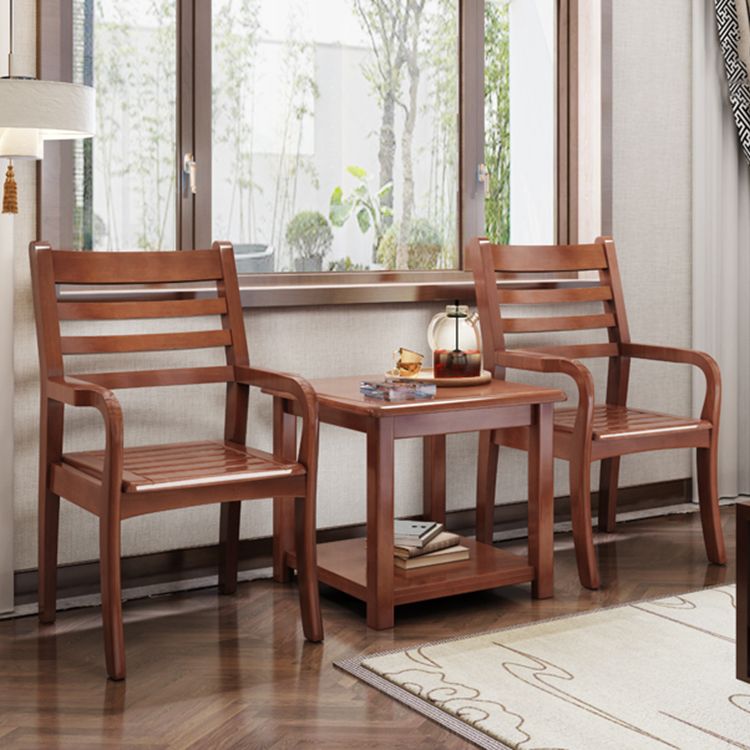 Traditional 20'' Wide Wood Dining Arm Chair Ladder Back Chair for Home Use Clearhalo ' kitchen&dining_furn' 'Dining Chairs' 'Dining Tables & Seating' 'dining_chair' 'furn' 'furn_dining_chair' 'Furniture' 'furniture_dining_chair' 'Kitchen & Dining Furniture' 'kitchen' 1200x1200_dbfca9d1-ccbb-4f7e-89fe-c630c02e3dc0