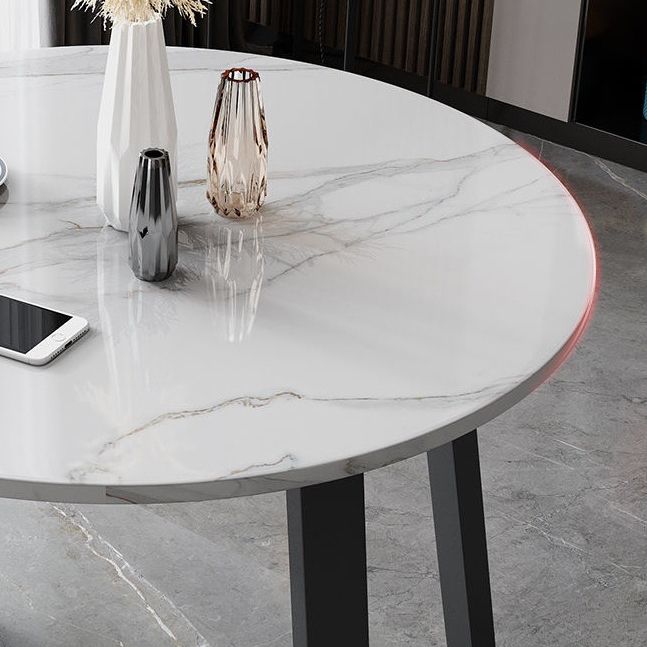 Double Pedestal Stone Table Industrial Style Dining Room Table for Indoor Clearhalo ' dining_table' 'Dining Tables & Seating' 'Dining Tables' 'furn' 'furn_dining_table' 'Furniture' 'furniture_dining_table' 'Kitchen & Dining Furniture' 'kitchen&dining_furn' 'kitchen' 'kitchen_dining_table' 1200x1200_dc01fff5-a489-4986-8c9a-3732264d433d