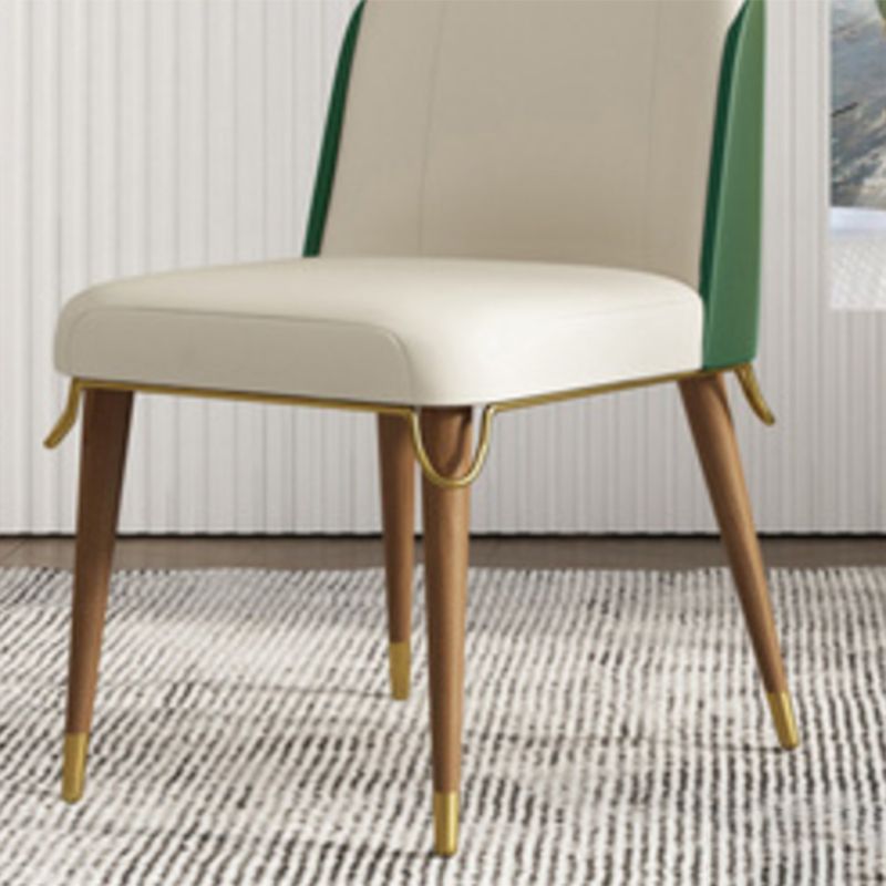 Sillas de comedor contemporáneas Parsons Sillas de comedor sin brazo sin brazo para el hogar