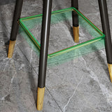 Scandinavian Full Back Swivel Barstool Restaurant Leather Stool Clearhalo 'Bar Furniture' 'Bar Stools' 'bar_stools' 'furn' 'furn_bar_stools' 'Furniture' 'furniture_bar_stools' 'Kitchen & Dining Furniture' 1200x1200_dc056895-17db-42c4-8ce6-0aab58a091ac