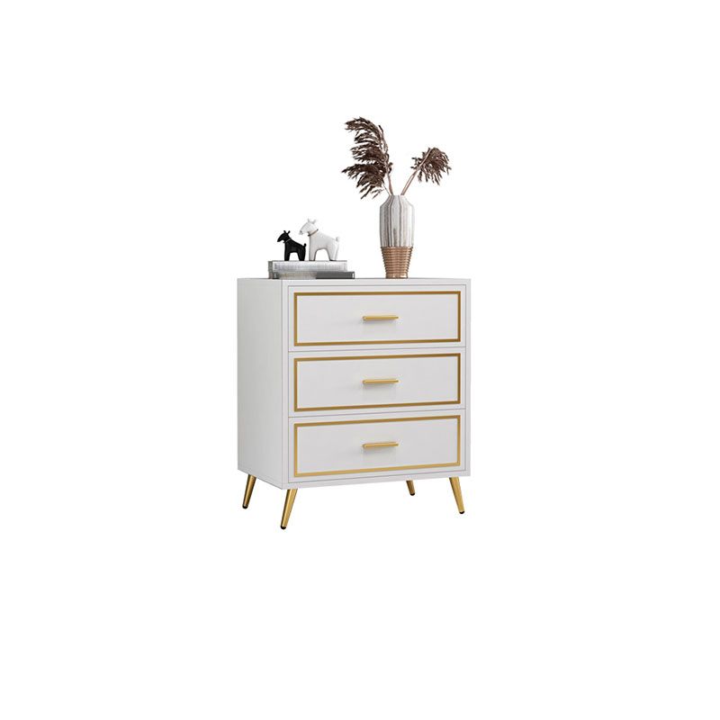 Glam Lingerie Chest Wood Vertical Storage Chest with Drawers for Bedroom