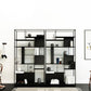 Contemporary Iron Etagere Bookshelf Vertical Office and Living Room Bookcase Clearhalo 'Bookcases' 'furn' 'furn_bookcases' 'Furniture' 'furniture_bookcases' 'Office Furniture' 1200x1200_dc0a6830-482f-48bb-adb6-73da956ffa48
