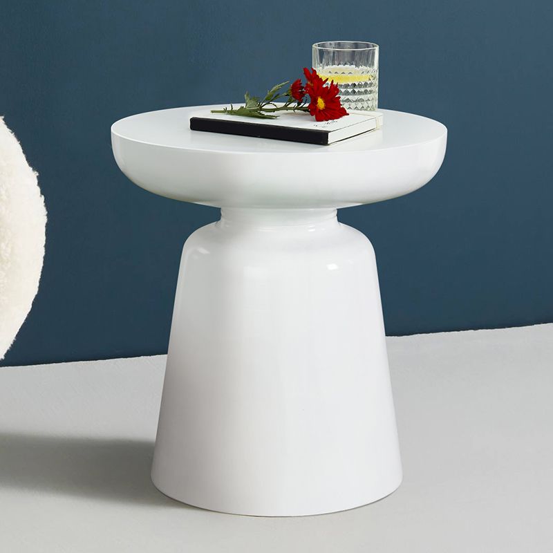 Table d'appoint supérieure rond de 16,9 "haut de haut